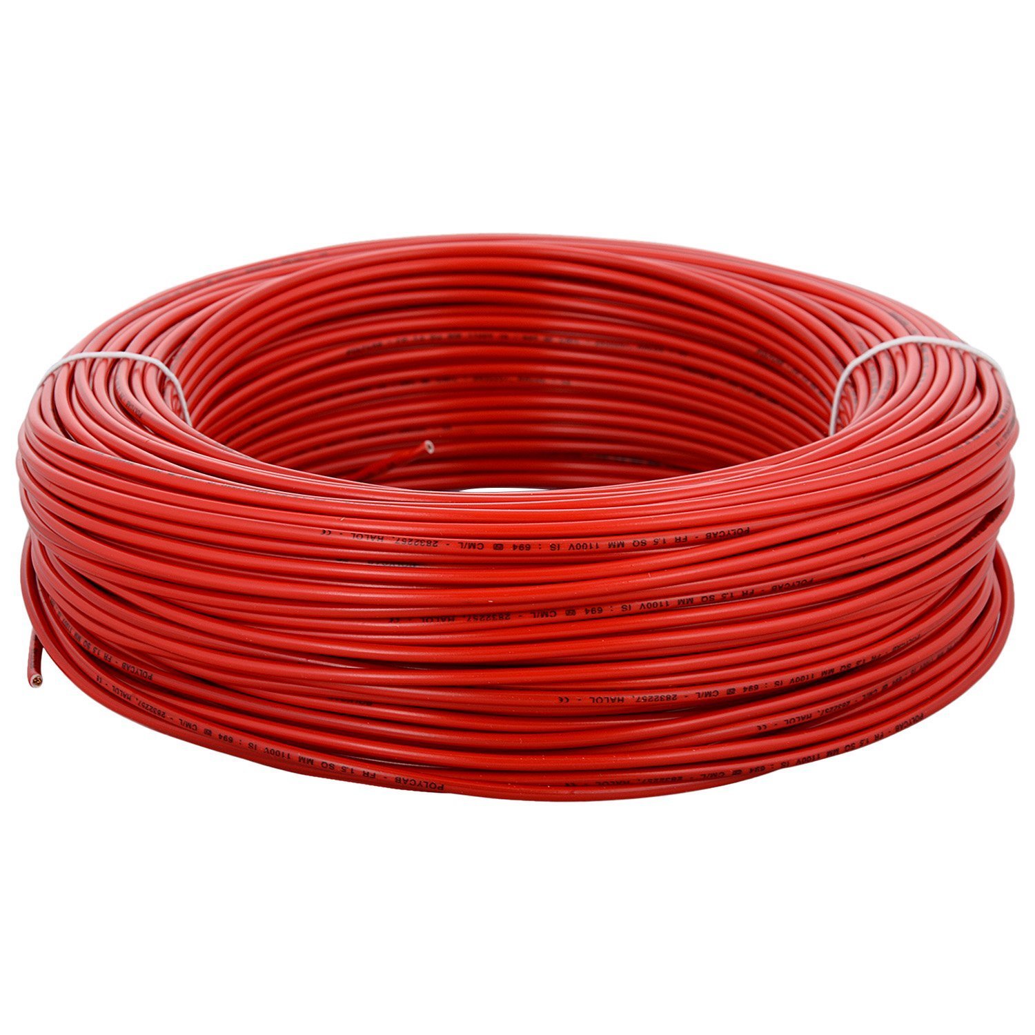 POLYCAB PRIMA PLUS, 90m [0.75 sq. mm, Red]